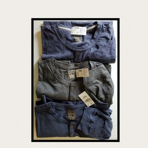 Blue Pronto Uomo Men's pullover cotton shirts New